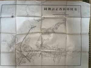 大正6年　1917年　台湾　地図　キールン　基隆市区改正計画図　縮尺5千分の1