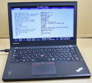 起動確認のみ(ジャンク扱い・本体美品) レノボ ThinkPad X250 CPU:Core i3-5010U RAM:4G HDD:無し (管:KP163