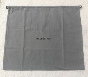 バレンシアガ「BALENCIAGA」 バッグ保存袋 現行 （2741）正規品 付属品 内袋 布袋 巾着袋 布製 46×39cm グレー