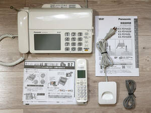 Panasonic デジタルコードレスFAX おたっくす 子機1台付き XK-PD703UD-W