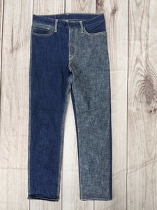 10．KAPITAL キャピタル montainaidenim クレイジーパターン 再構築 インサイドアウト デニム パンツ ジーンズ サイズ32　y909