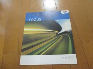 B12773カタログ◆フォード*ＦＯＣＵＳ　フォーカス2004.6発行26ページ