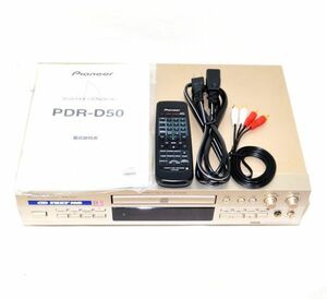 【純正リモコン付属/美品】Pioneer パイオニア PDR-D50 CD‐R/RWレコーダー PWW-1169 デジタルアナログシンクロ録音機能 PDR-WD70 の兄弟機