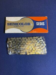 SEDIS SEDICOLOR CHAIN セデスデルタチェーン 114L◆未使用品◆ビンテージパーツ クラシックレーサー made in France 貴重！