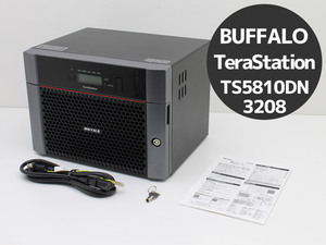 送料無料♪BUFFALO TeraStation TS5810DN3208 16TB（2TB×8）に構成変更しました テラステーション 管理者・RAID機能搭載 E71T
