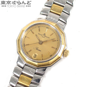 101724825 1円 ボーム＆メルシェ Baume & Mercier リビエラ 5231 SS コンビ 腕時計 レディース クォーツ ブレスジャンク 不動