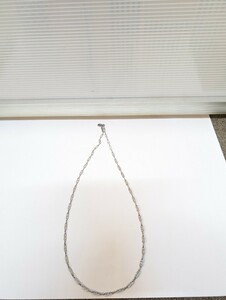 ジバンシィ　ネックレス　シルバーカラー　ロゴチェーン　GIVENCY　約80cm　アクセサリー