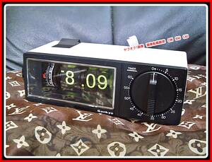 パタパタ　時計　アラーム　＆　タイマー　付　珍モデル　サンキョー　ZAX　LT109　新品　1980年　◆　レア　廃盤　アンティーク　企業物