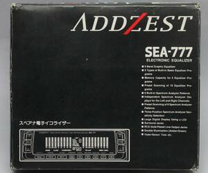 ADDZEST SEA-777 9バンド スペアナ電子イコライザー 展示 未使用