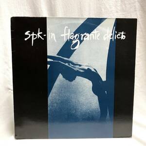 輸入盤 SPK In Flagrante Delicto Invocation(別バージョン)など 2曲収録 Side Effects インダストリアル,Ambient, Experimental