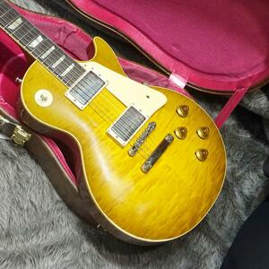 Gibson Custom Shop Japan Limited Murphy Lab 1959 Les Paul Standard Light Aged Green Lemon Fade