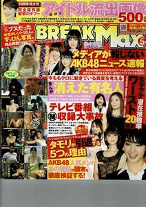 ★断捨離在庫一掃★雑誌 BREAK MAX（ブレイクマックス）2012年5月号