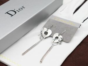 【美品】スイング Christian Dior ピアス ロゴ クリスチャン ディオール ヴィンテージ アクセサリー レディース 結婚式 ng24