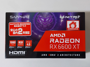 APPHIRE NITRO+ Radeon RX 6600 XT GAMING OC 8G GDDR6 [PCIExp 8GB]