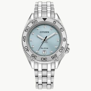新品【高級時計 シチズン】CITIZEN エコドライブ レディース クリスタル アナログ 腕時計 FE6161