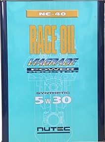 【 日本全国送料無料！ 】正規品　NUTEC NC-40 RACE OIL 【 5W30 】4L　★非売品 ・純正NUTECステッカー付き★