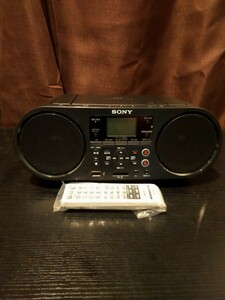 1円～ SONY ソニー ZS-RS81BT CDラジオ Bluetooth/USB/CD/SD パーソナルオーディオシステム 中古
