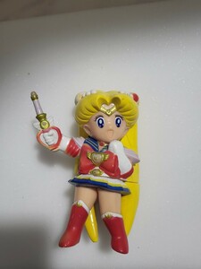 当時物　放送当時物　美少女戦士セーラームーン　キャラバンク　スーパーセーラームーン　ユタカ　1995年 ソフビ貯金箱　ソフビ人形 