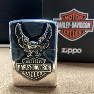 希少　ハーレーダビッドソン ビッグイーグル　　ZIPPO HARLEY DAVIDSON 白頭鷲 ジッポ ハーレー　1993年製　HARLEY-DAVIDSON 