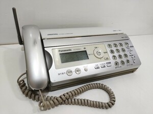 管理0940 Panasonic パナソニック KX-PW506-S パーソナルファックス FAX 電話機 通電のみ 初期化済み ジャンク