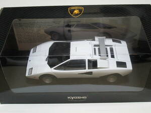 1円スタート【希少】KYOSHO 京商 1/18 Lamborghini Countach ランボルギーニ カウンタック LP400 With Roof Wing(ホワイト)