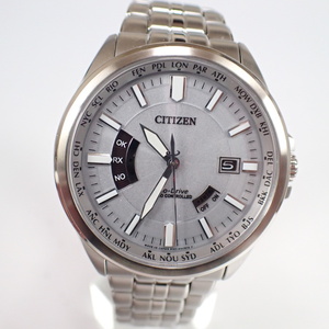 CITIZEN メンズ ソーラー 腕時計 CB0011-69シチズン エコ・ドライブ ソーラー 電波時計 シルバー×シルバー CITIZEN CB0011-69A　新品