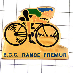 ピンバッジ・自転車ツールドフランス緑マイヨヴェール選手◆フランス限定ピンズ◆レアなヴィンテージものピンバッチ