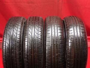 タイヤ4本 《 ヨコハマ / ダンロップ 》 PRACTIVA BP01 / エナセーブEC300+ [ 165/70R14 81S ]9分山★ アクア パッソ ヴィッツ マーチ n14