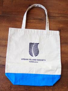 未使用【URBAN ISLAND SOCIETY】アーバンアイランドソサエティ非売品トートバック☆HONOLULU☆ハワイ