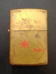 【10343N】 1円出品 ジッポ ジッポー ZIPPO 動作未確認 着火未確認 SOLID BRASS ソリッドブラス ライター ジャンク 現状品 2点まで同梱可