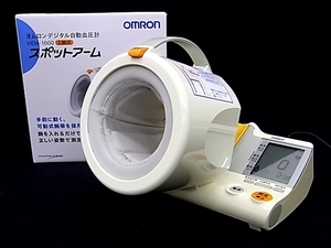 e11550　オムロン　デジタル自動血圧計　スポットアーム　HEM-1000　動作確認済　元箱