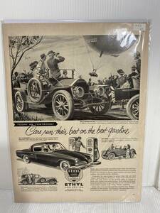 1953年6月1日号LIFE誌広告切り抜き【ETHYL CORPORATION】アメリカ買い付け品50sビンテージインテリア車オートモービル