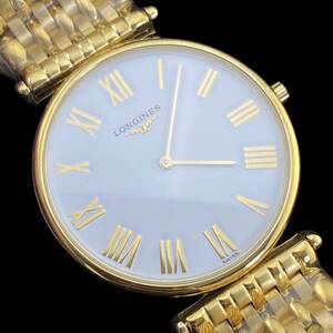 【Ｈ372】LONGINES/ロンジン/QUARTZ/SWISS/L4.635.2.21.5/29.114.860/美品/時計屋デッドストック/動作未確認/箱付き/クオーツ/アナログ