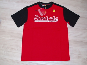 即決！新品★PUMA(プーマ)×FERRARI(フェラーリ)モータースポーツRACE STATEMEN 半袖シャツ 【men