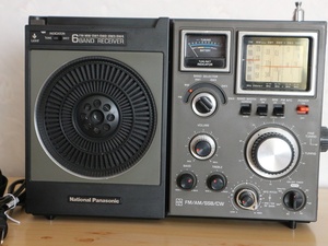 National Panasonic クーガー RF-1188 SW1～SW4/MW/ FM/AM/ 6BAND RECEIVER ラジオ 