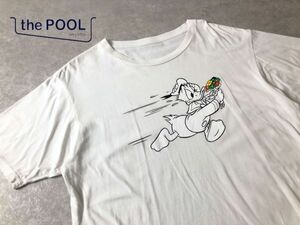 the POOL aoyama x DISNEY●ドナルドダック プリント コラボ Tシャツ トップス●プールアオヤマ●2