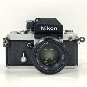 【5A16】1円スタート Nikon F2 ニコン レンズ Nikon NIKKOR 50mm 1:1.4 ニッコール 一眼レフ フィルムカメラ シルバーボディー 