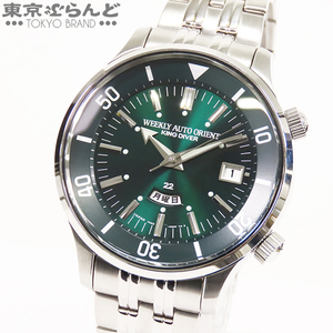 101721783 1円 オリエント ORIENT キングダイバー 復刻モデル RN-AA0D13E グリーン SS デイデイト 腕時計 メンズ 自動巻 国内限定500本