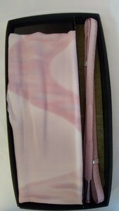 帯締め＆帯揚げセット　ピンクから紫のグラデーション
