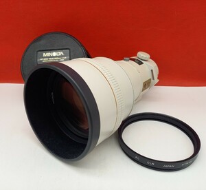 ■防湿庫保管品 MINOLTA 望遠レンズ AF APO TELE 300mm 1:2.8(32) カメラ 動作確認済 ミノルタ