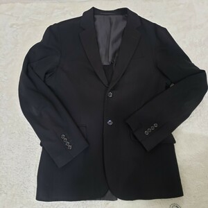 GU ジーユー ストレッチジャケット メンズ用 男性用 Lサイズ ブラック ブレザー テーラードジャケット ジャケット 黒
