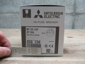 未使用 新品 三菱電機 MITSUBISHI ブレーカ NF125-SVF 3P 30A 管理5MS1114B11