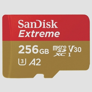 送料無料★SanDisk microSDXC 256GB Extreme UHS-1 U3 V30 4K Ultra HD A2