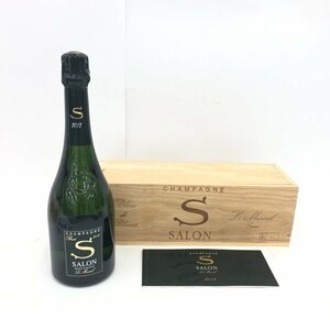 SALON サロン 2012 CHAMPAGNE 750ml 12％ 木箱付き 未開栓 国外酒【CDAM9032】