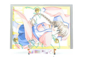 [Delivery Free]1990s Dengeki-Hime Game Girl A3 Pin-Up(Tsukasa Arisue / Brick) 電撃姫A3 有末つかさ/煉瓦[tag電撃姫]