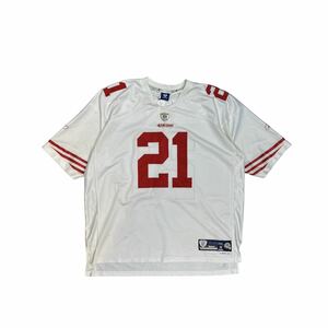 00s sanfrancisco 49ers ゲームシャツ NFL Reebok フットボールシャツ 西海岸　hiphop street ストリート　サイズ2xl