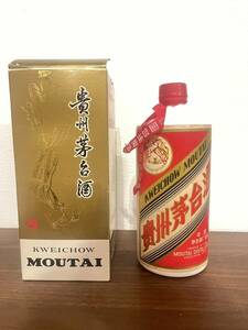 古酒 貴州茅台酒 マオタイ酒 天女ラベル KWEICHOW MOUTAI 中国酒 重量 1,015g 540ml 53% 箱破れあり 新品 未開封 未開栓 