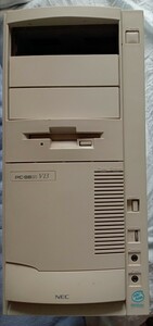 送料込 PC-9821 V13 通電のみ確認済 キーボード付