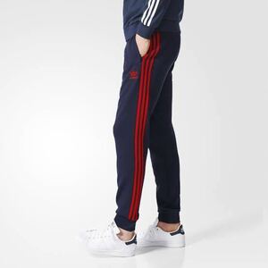 アディダスオリジナルス adidas トラックパンツ M 紺 FREAK