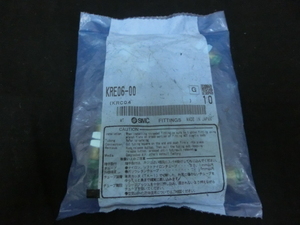 未使用品 10個セット SMC FRワンタッチ管継手 KRE06-00